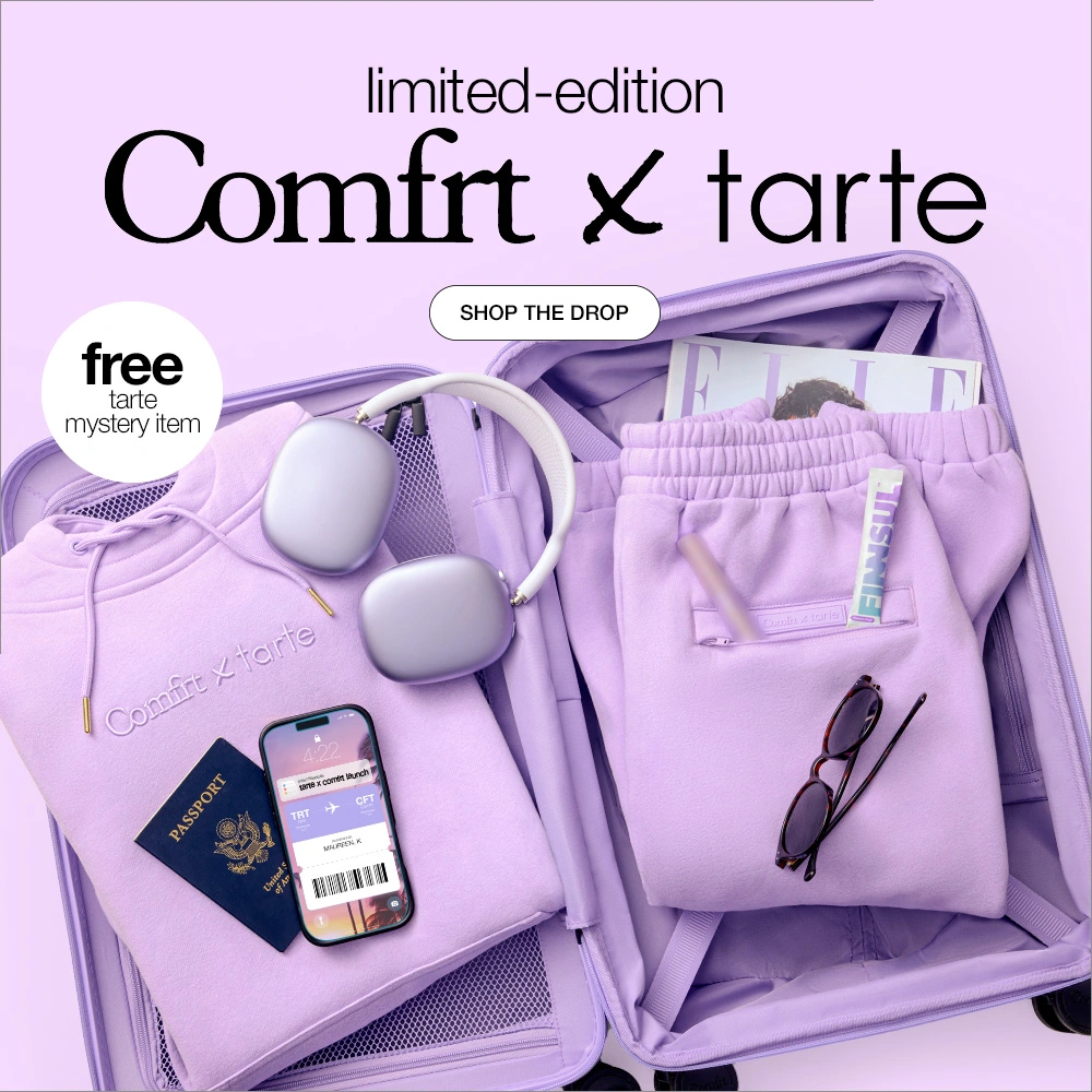Tarte Cosmetics x Comfrt 联名系列