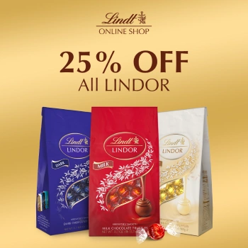 Lindt Chocolate：松露巧克力节特惠 LINDOR 系列产品