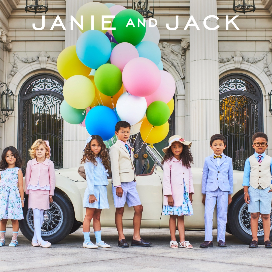 Janie and Jack： 美式轻奢童装折上折特惠！经典英伦风、公主裙、男童衬衫
