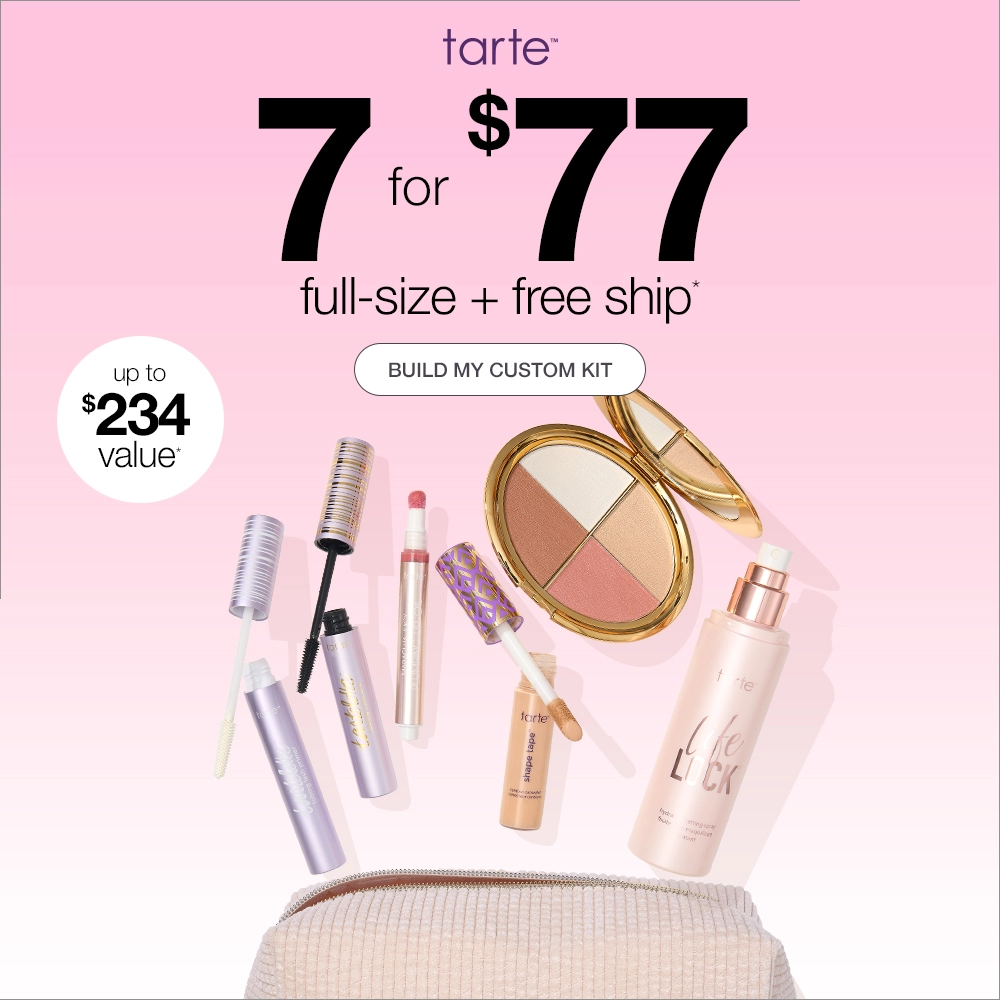 Tarte Cosmetics：美妆大促！年度最佳优惠