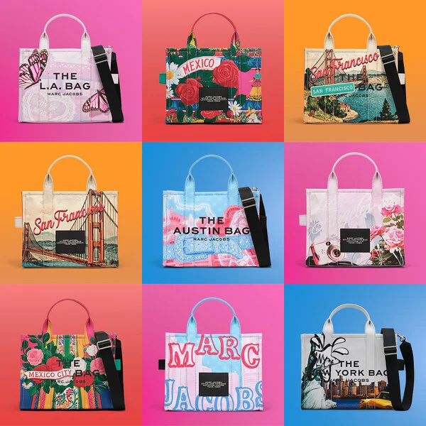 Marc Jacobs：City Tote 系列补货！印花特别不撞款