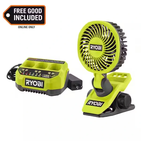 RYOBI充电器风扇套装