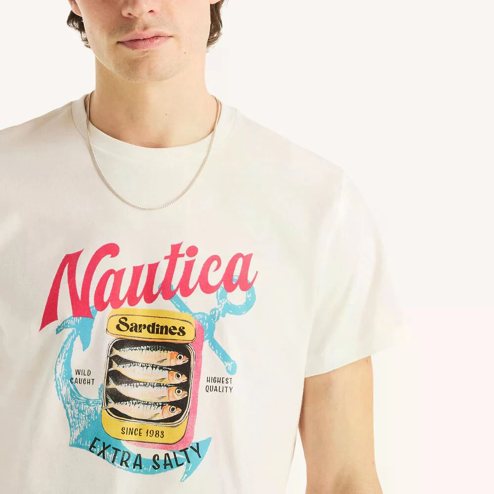 Nautica：男装区清仓大促！印花短袖T恤$13
