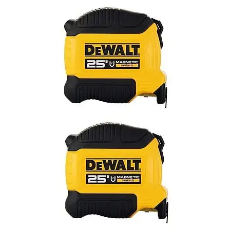 Dewalt 25英尺磁性卷尺 2个装
