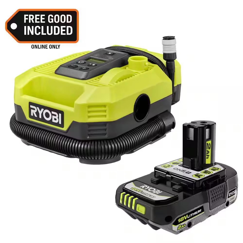 Ryobi ONE+ 18V 充气泵套装