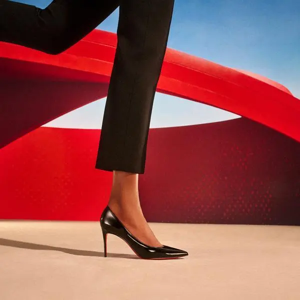 Gilt：Christian Louboutin 专场！黑色红底高跟鞋$599