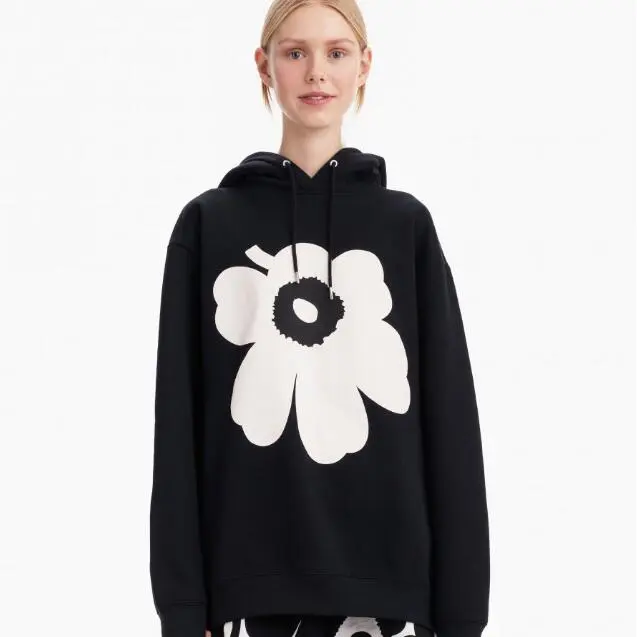 Marimekko Kioski 系列 大花连帽卫衣 男女款
