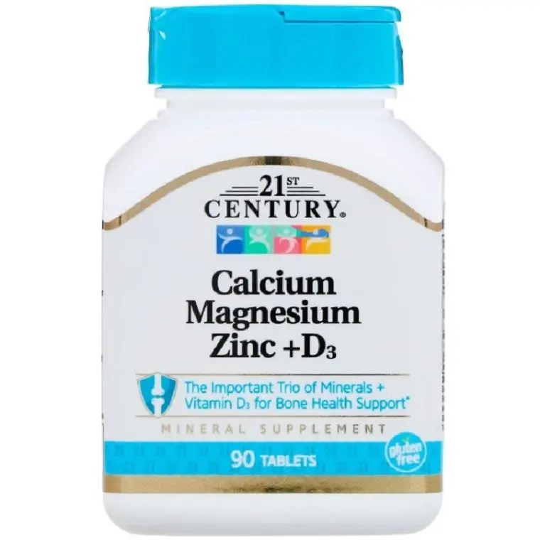 21st Century 钙镁锌+维生素D3片 90片