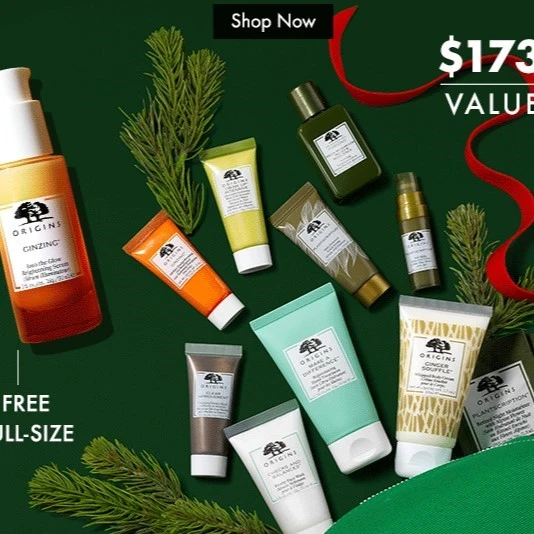 【私密大促】Origins：全场7折+正装咖啡因精华