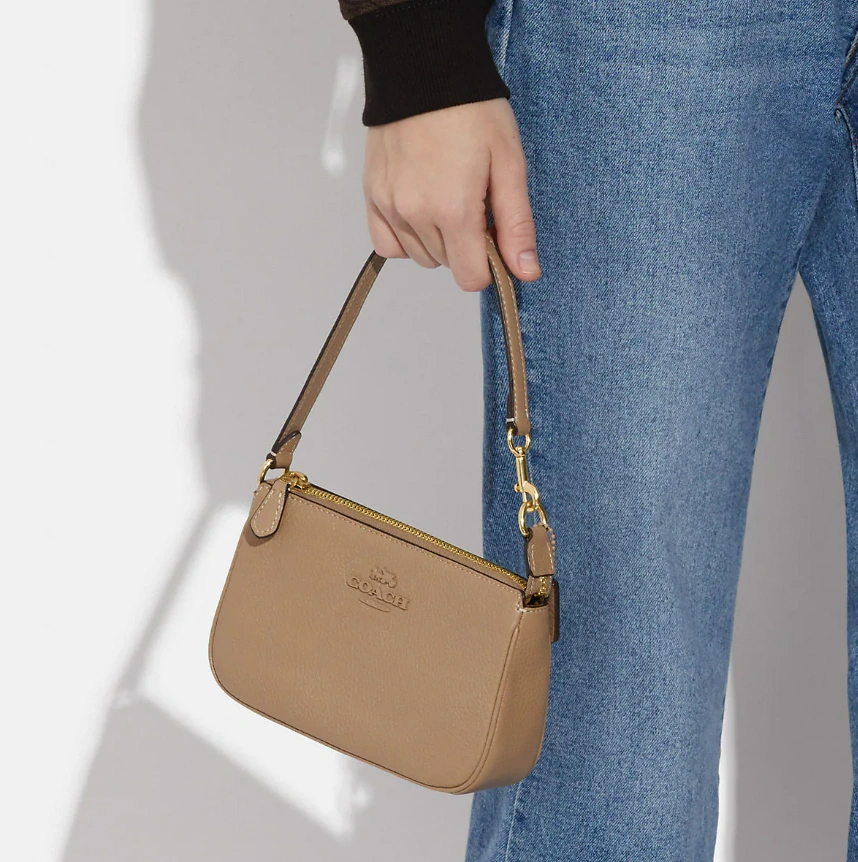 【断崖式降价】Coach 蔻驰 Nolita 19 纯奶茶色麻将包