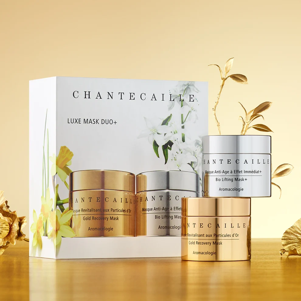 【送玫瑰护肤套装】Chantecaille 香缇卡 钻石+黄金紧致面膜套装