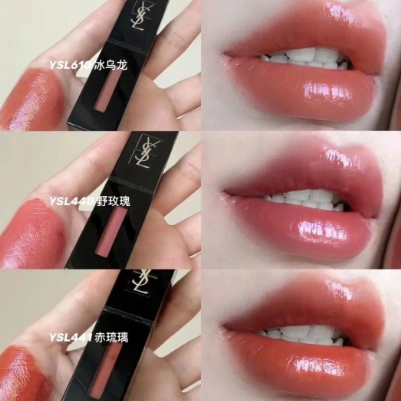 补货！YSL 圣罗兰黑管新款水光唇釉多色可选#441#440有货