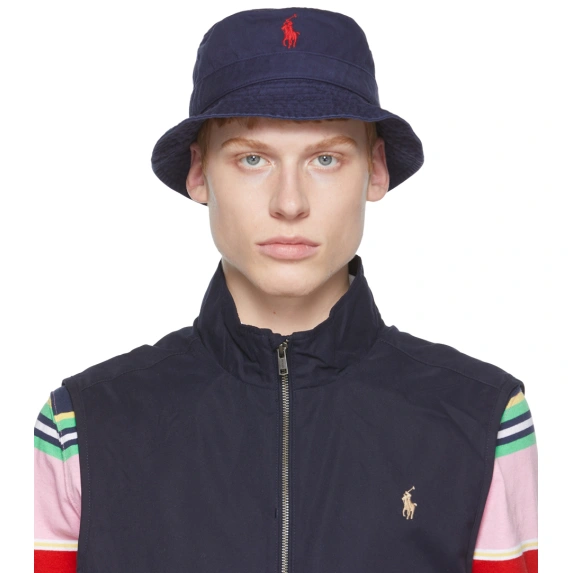 POLO RALPH LAUREN 拉夫劳伦海军蓝渔夫帽
