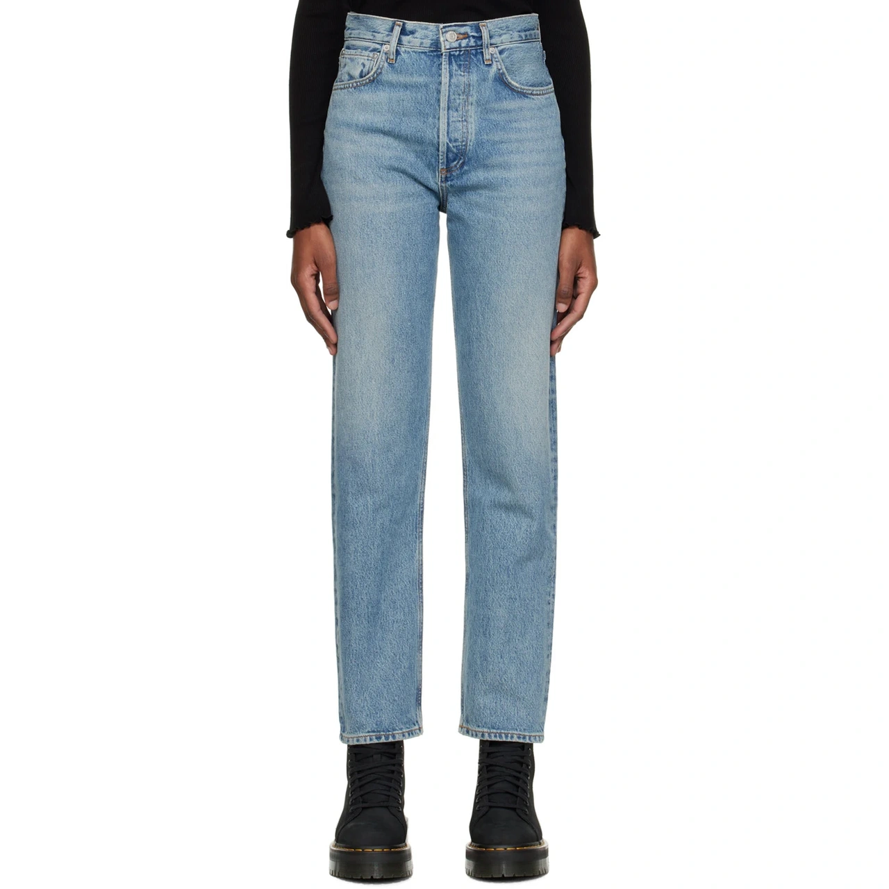 杨幂‮款同‬！Agolde 经典裤型90's Pinch牛仔裤