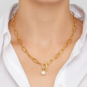 ADORNIA 8mm 珍珠项链