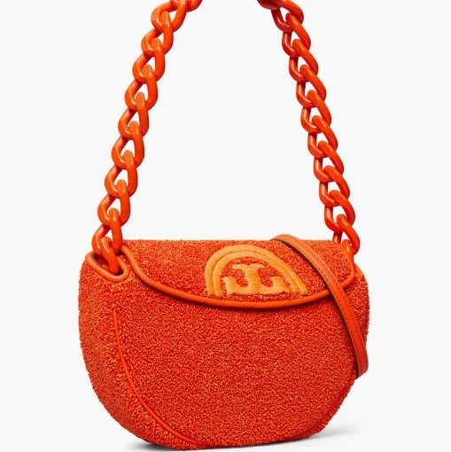 Tory Burch 汤丽柏琦 Fleming 迷你单肩新月包