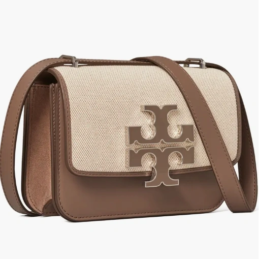 Tory Burch 汤丽柏琦 帆布拼色金砖