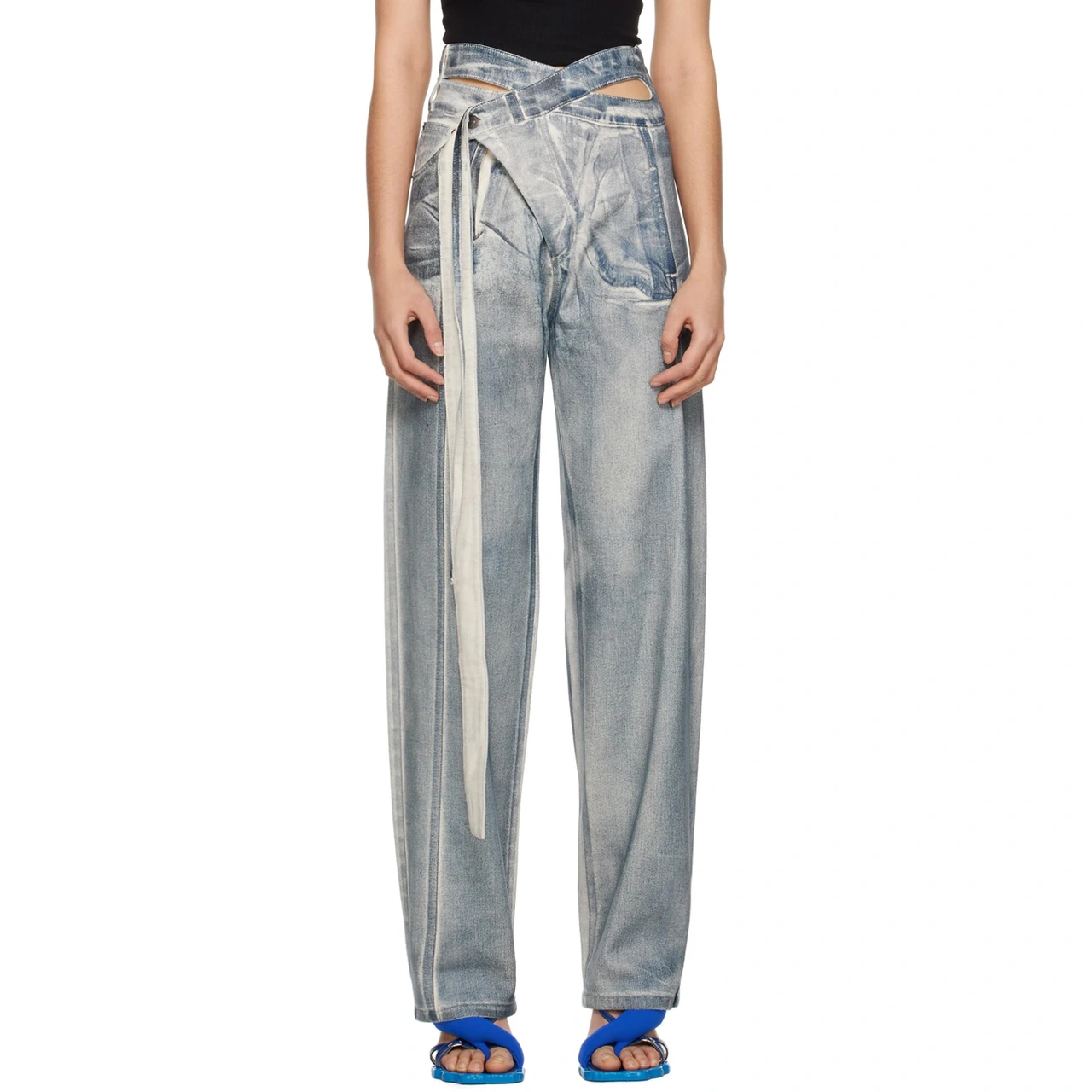 Ottolinger 不规则牛仔裤8折