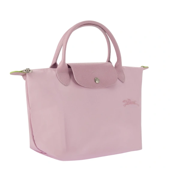 难买！Longchamp 珑骧 Le Pliage 小号粉色手提包