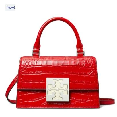 新色！Tory Burch 汤丽柏琦 Trend Spazzolato 迷你布丁包