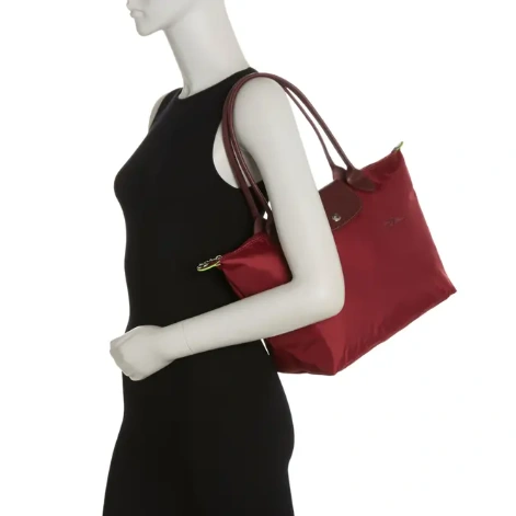 补货！Longchamp 珑骧 Le Pliage 小号红色长柄饺子包