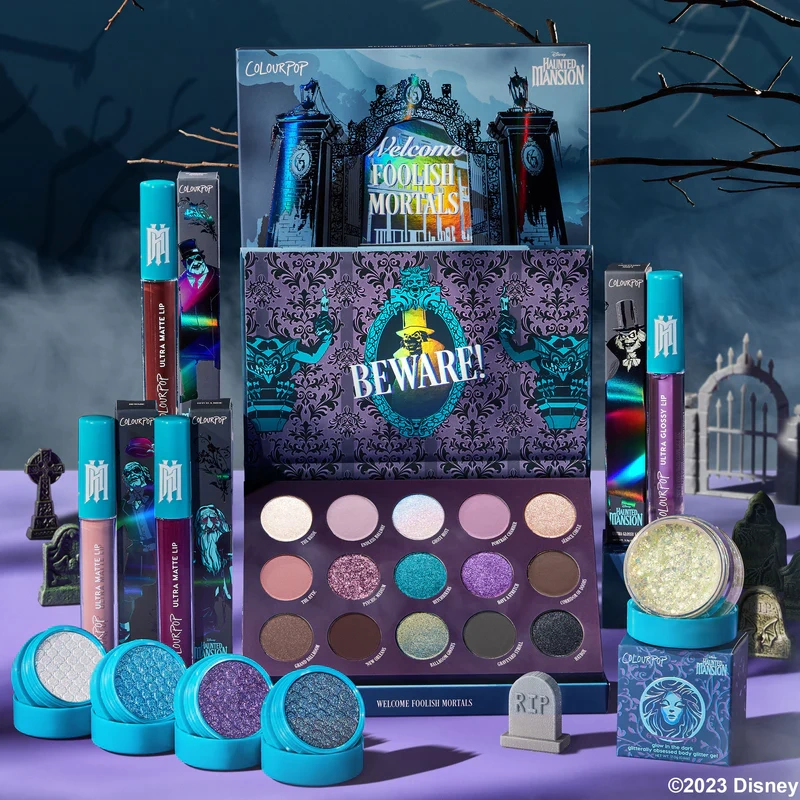 ColourPop 卡拉泡泡：Haunted Mansion 幽灵鬼屋系列返场！眼影盘$24