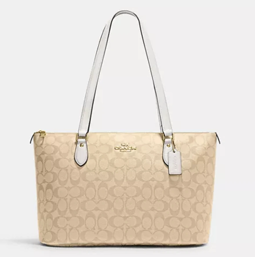 Coach 蔻驰 Gallery 37老花托特包