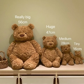 Selfridges：Jellycat 熊熊玩偶专场 爱德华熊HK$140起