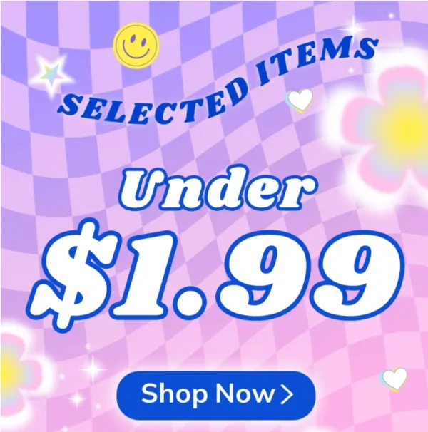 temu：精选单品低至$1.99