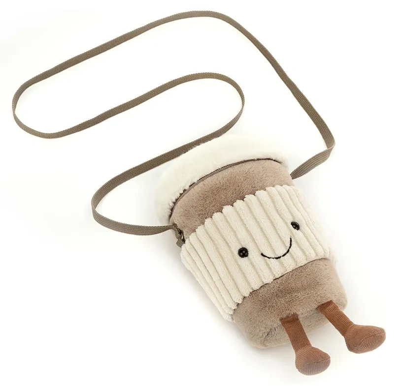 补货！Jellycat 带走咖啡斜挎包