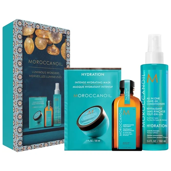 Moroccanoil 摩洛哥护发套装（160ml护发素+50ml精油+30ml发膜）