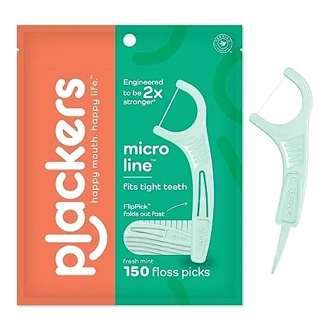 降价！Plackers 薄荷味牙线棒 150支