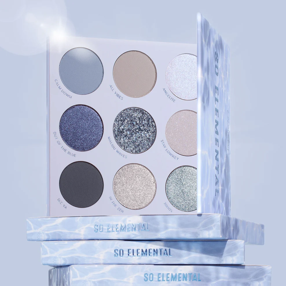ColourPop 卡拉泡泡 so elemental 新款九色眼影盘