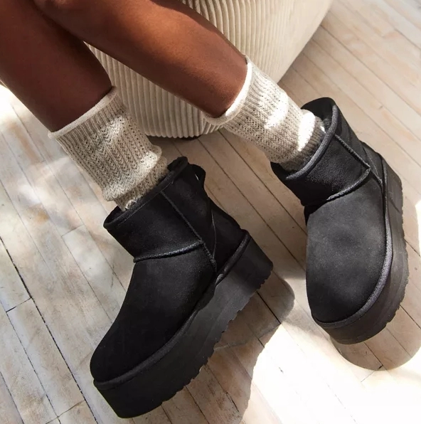 Nordstrom Rack：UGG 上新多款再降价 蝴蝶结雪地靴$74