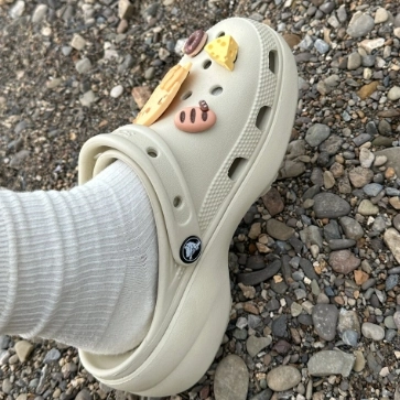 2双CA$60！Crocs 云朵洞洞鞋 骨白色