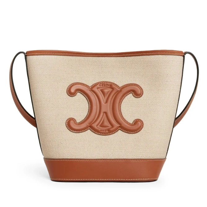 Celine Cuir 帆布水桶包
