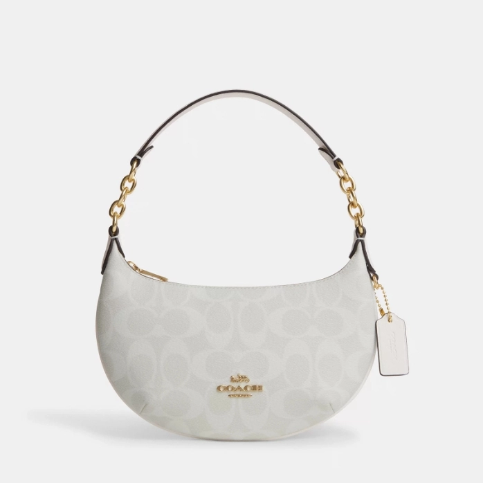 Coach 蔻驰 Mini Payton 冰川白月亮包