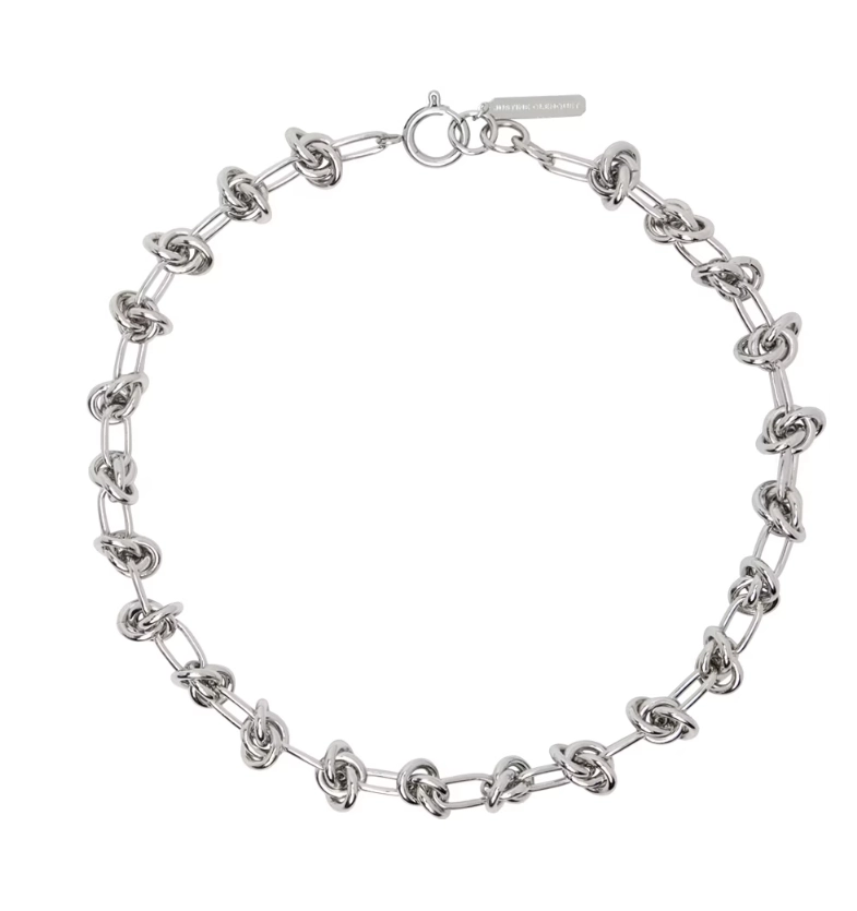 Jun文俊辉同款！JUSTINE CLENQUET Silver Daria Choker 项链
