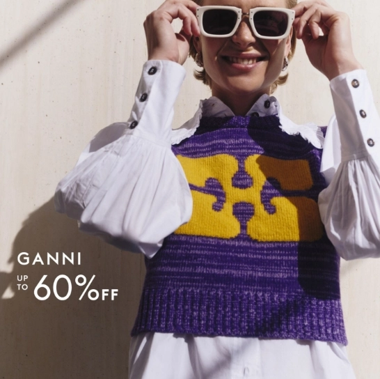 THE OUTNET 美站：GANNI 专场热卖 沈梦辰同款牛仔裙$133