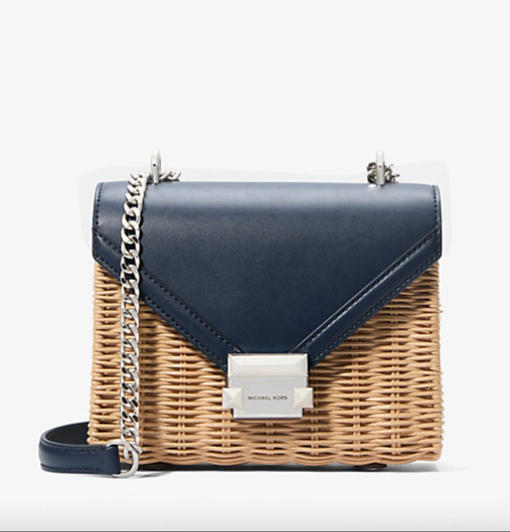 Michael Kors Whitney Wicke 小号草编链条包