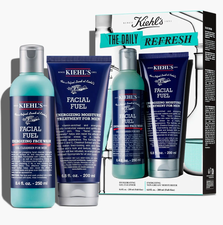 Kiehl's 科颜氏 活力护肤两件套（洁面250ml+保湿乳200ml）