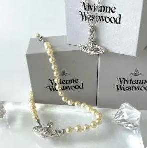 Argento：首饰大促 Vivienne Westwood 土星项链$106