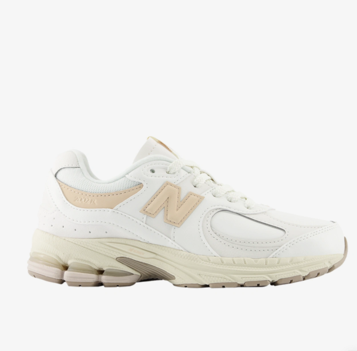 New Balance 2002R 奶白色大童款运动鞋