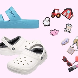 Woot：Crocs 卡骆驰鞋花热卖 10件套$7.59