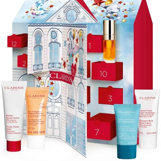 Clarins 娇韵诗 12天圣诞降临节日历套装（价值$216）