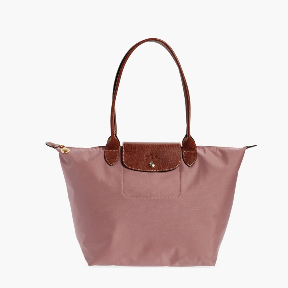 Longchamp Le Pliage 大号长柄饺子包 Antique Pink