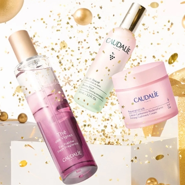 Caudalie 美官：节日惊喜套装热卖 入手明星护肤三件套