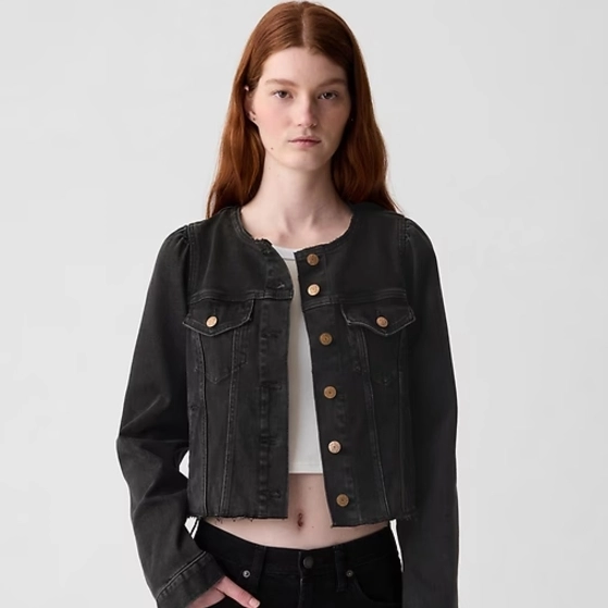 GAP：白菜价拿下秋冬新品 封面牛仔外套$14