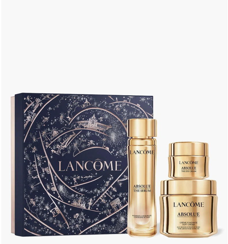 Lancôme 兰蔻菁纯面霜+眼霜+精华三正装！