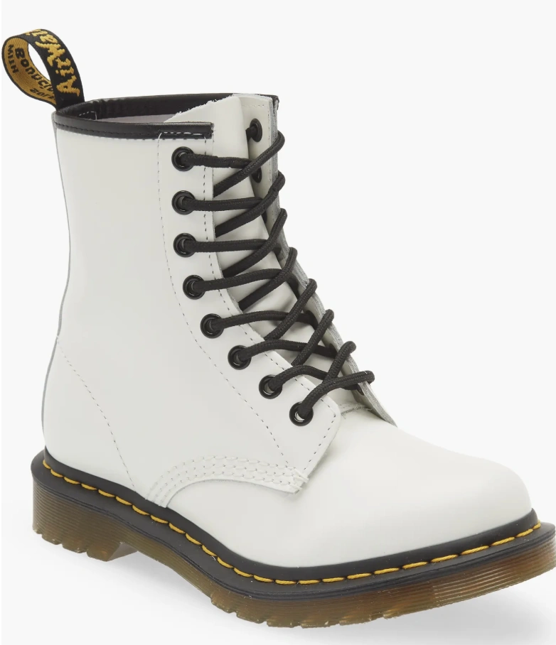 杨幂同款！Dr. Martens 奶白色1460马丁靴